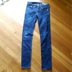Rag Bone JEAN High Rise Skinny Wash Denim Jeans Womens Size 27 E16